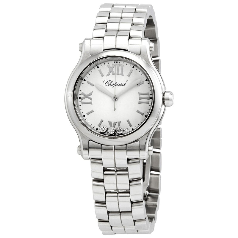 Chopard Happy Sport Quartz White Dial Ladies Watch #278590-3002 - Watches of America