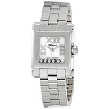 Chopard Happy Sport Square Steel Diamond Ladies Watch #278516-3002 - Watches of America