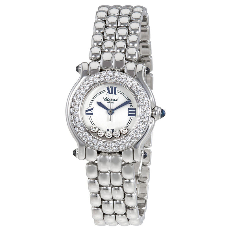 Chopard Happy Sport Stainless Steel Ladies Watch 27/8294-23#278294-2005 - Watches of America