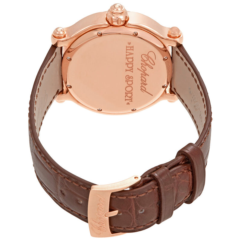 Chopard Happy Sport Sun Brown Dial Ladies Quartz Watch #283578-5001 - Watches of America #3