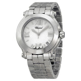 Chopard Happy Sport White with Diamonds Dial Ladies Watch #278477-3013 - Watches of America