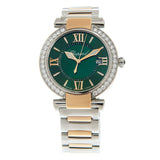 Chopard Imperiale Green Dial Diamond Two Tone Ladies Watch #388532-6009 - Watches of America #3