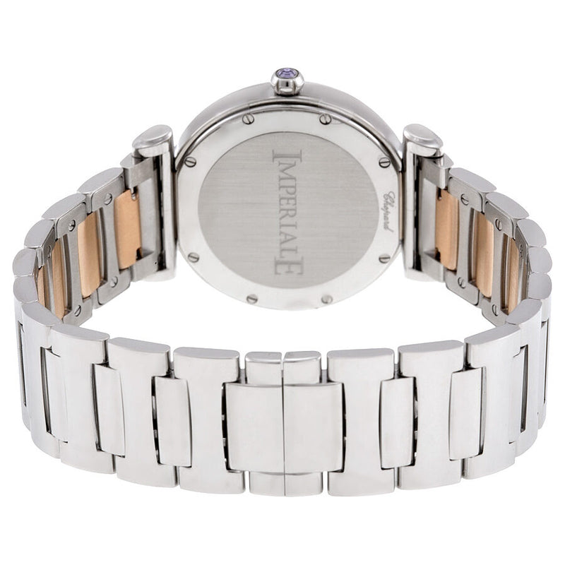 Chopard Imperiale Mother of Pearl Dial Steel and 18kt Rose Gold Ladies Watch #388541-6004 - Watches of America #3