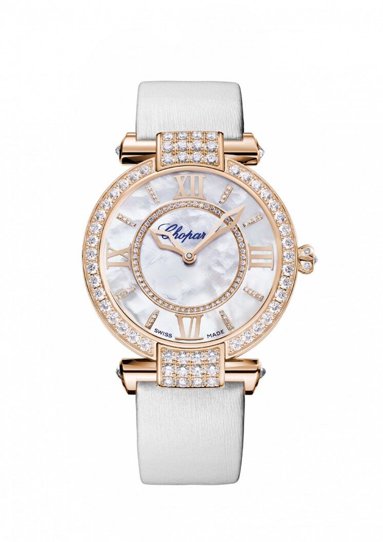 Chopard Imperiale Mother of Pearl with Diamonds Dial Ladies Watch #384242-5005 - Watches of America
