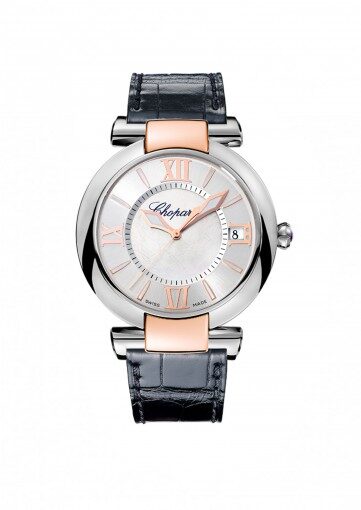 Chopard Imperiale Silver Toned Mother of Pearl Dial Men's Watch #388531-6005 - Watches of America