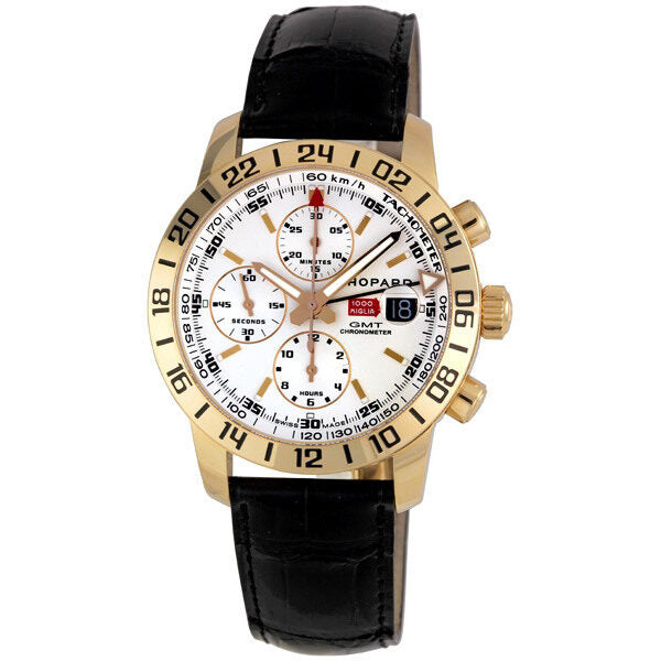 Chopard Mille Miglia Men's Rose Gold GMT Chronograph Watch #161267-5001 - Watches of America