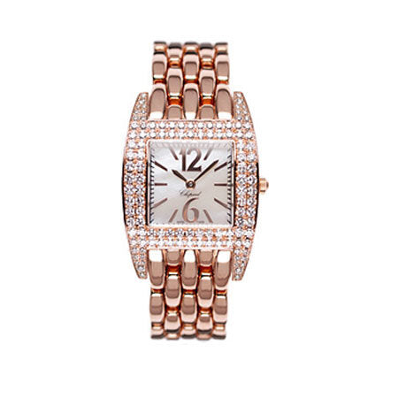 Chopard Two O Ten Mother of Pearl Dial 18k Rose Gold Ladies Watch #109263-5001 - Watches of America