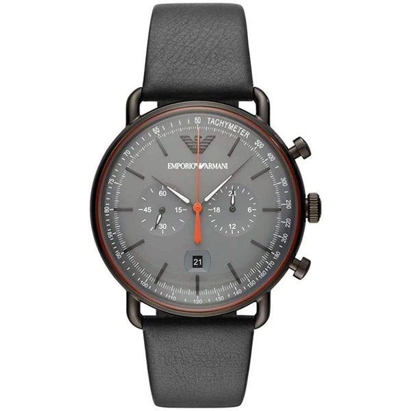 Emporio Armani Men's Aviator Black Watch  AR11168 - Watches of America