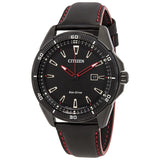 Citizen AR Eco-Drive Black Dial Men's Watch #AW1585-04E - Watches of America