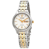 Citizen Automatic Cream Dial Ladies Watch #PD7134-51A - Watches of America