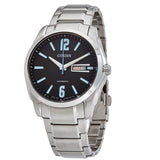 Citizen Automatic Day-Date Black Dial Stainless Steel Men's Watch #NH7490-55E - Watches of America
