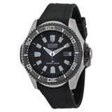 Citizen Promaster Diver 300 Meters Eco-Drive Black Dial Black Rubber Men's Watch #BN0085-01E - Watches of America