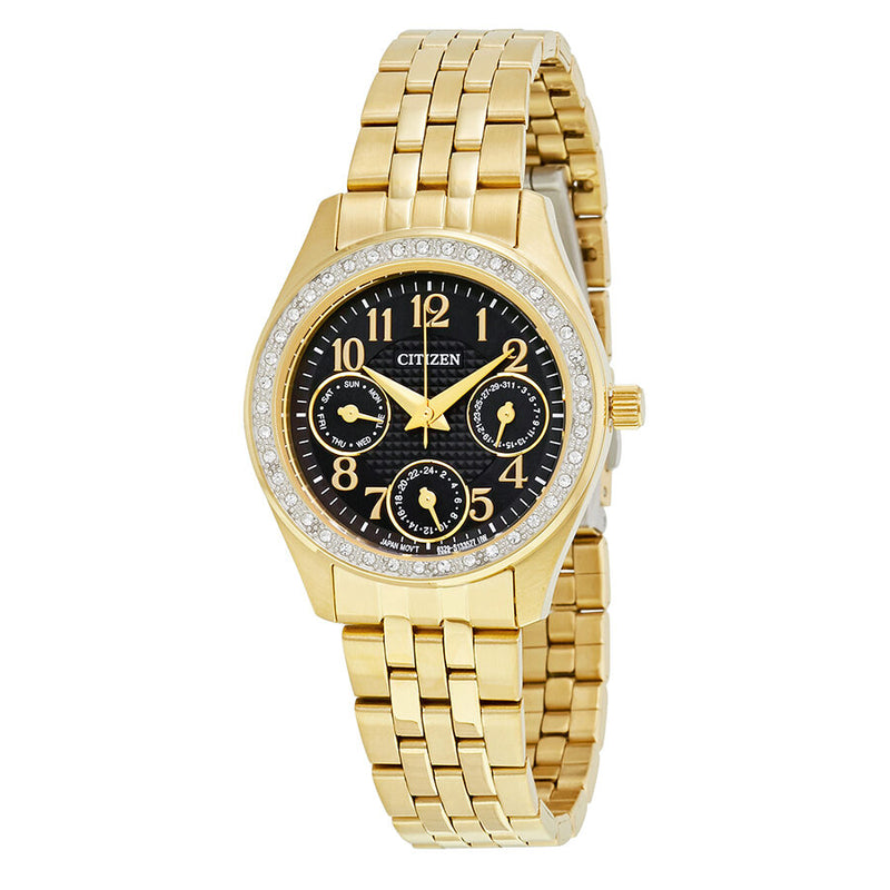 Citizen Black Dial Multi-Function Ladies Watch #ED8132-55E - Watches of America