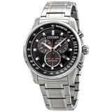 Citizen Brycen Chronograph Black Dial Men's Watch #AT2370-55E - Watches of America