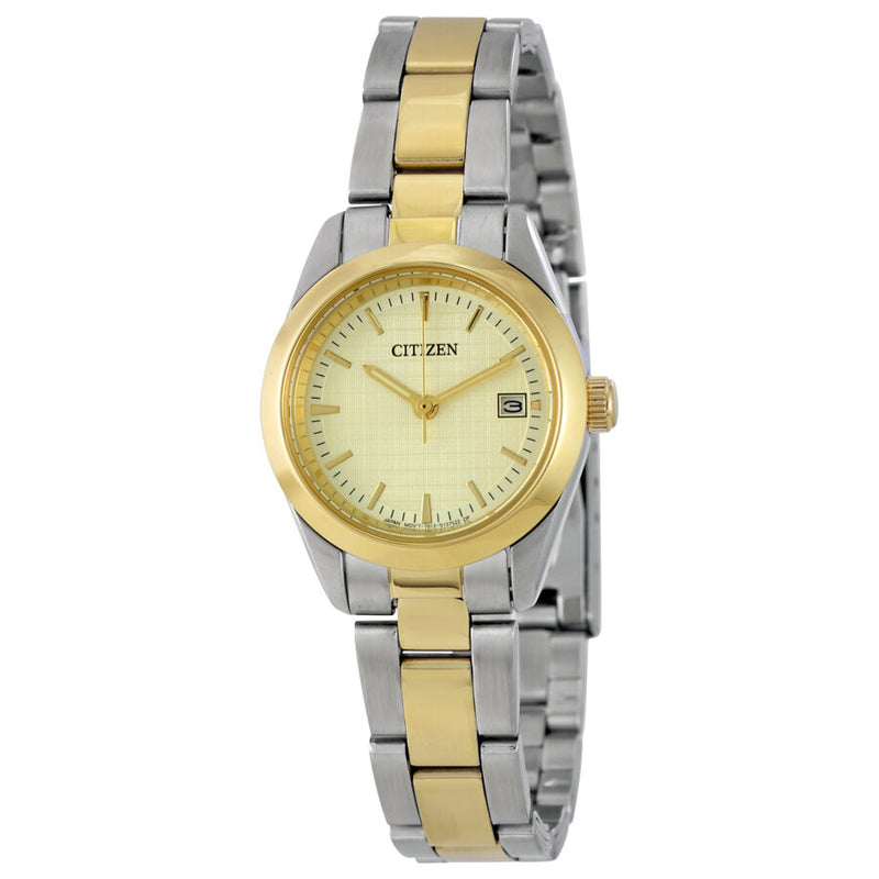 Citizen Champagne Dial Two-tone Ladies Watch #EU1814-53Q - Watches of America