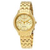 Citizen Chandler Ladies Gold Tone Multifunction Watch #FD4012-51P - Watches of America