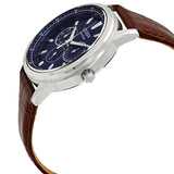 Citizen Corso Blue Dial Brown Leather Men's Watch #BU2070-12L - Watches of America #2