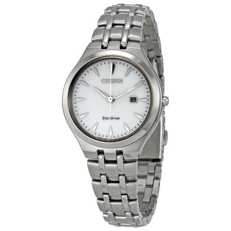 Citizen Corso Eco-Drive Silver Dial Stainless Steel Ladies Watch #EW2490-55A - Watches of America