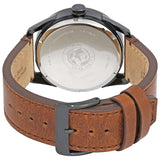 Citizen CTO Eco-Drive Black Dial Brown Leather Men's Watch #BU4025-08E - Watches of America #3