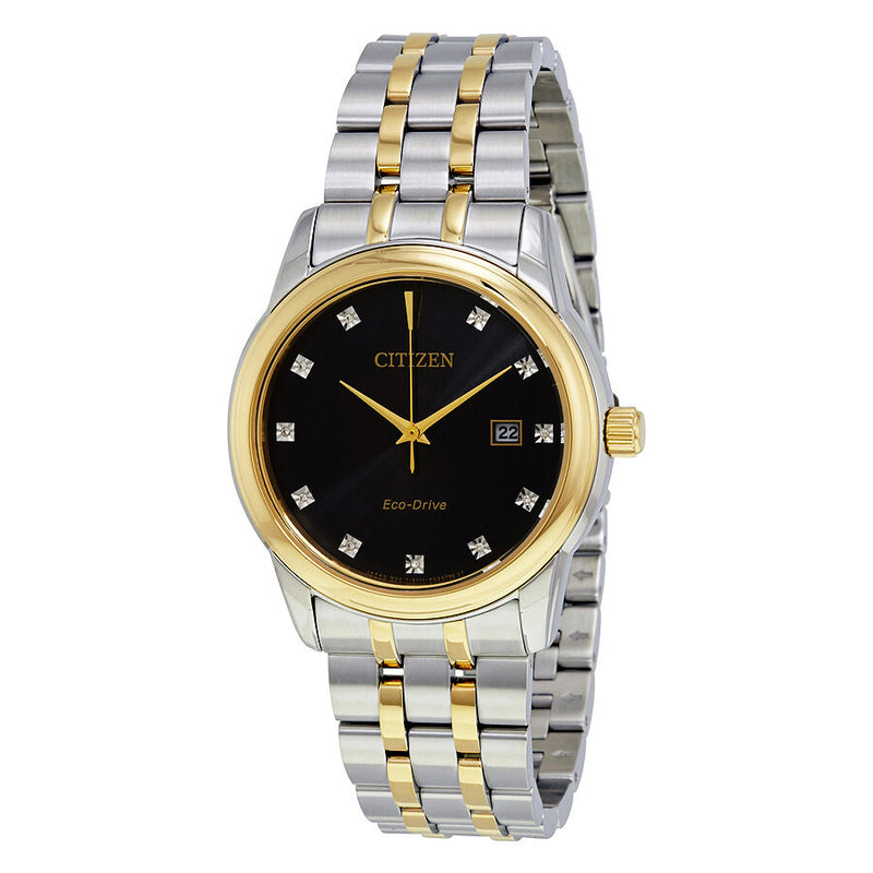Citizen Diamond Black Dial Men's Watch #BM7344-54E - Watches of America