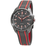 Citizen Drive Grey Dial Grey Silicone Men's Watch #AW1607-03H - Watches of America