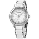 Citizen Drive Silver Dial Ladies Watch #FE7070-52A - Watches of America