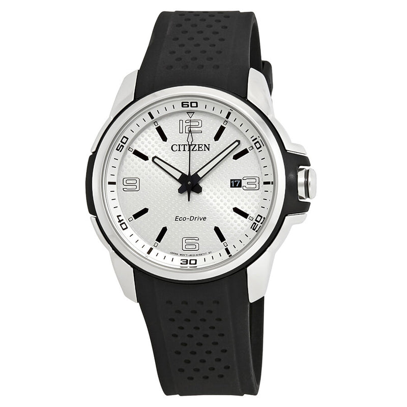 Citizen Eco-Drive AR Silver Dial Men's Watch #AW1150-07A - Watches of America
