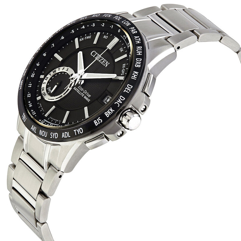 Citizen Eco Drive Black Dial Stainless Steel Men's Watch #CC3005-85E - Watches of America #2