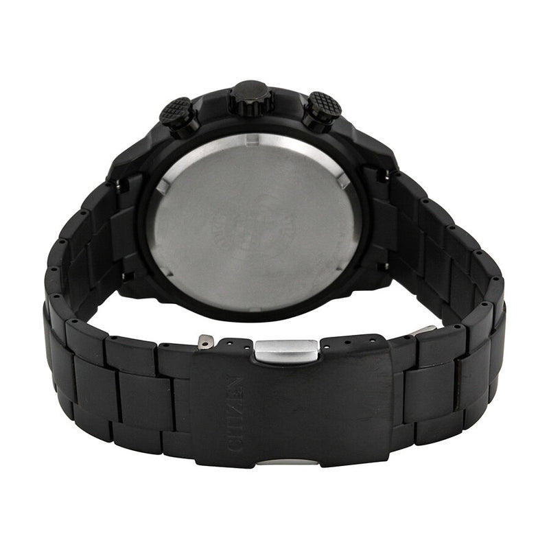 Citizen Eco Drive Blue Dial Black Titanium Men's Watch #CA0525-50L - Watches of America #3