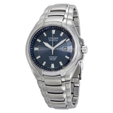 Citizen Eco-Drive Blue Dial Titanium Men's Watch #BM7170-53L - Watches of America