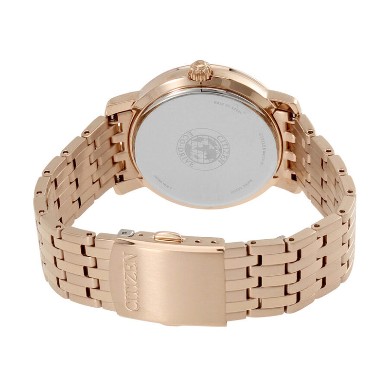Citizen Eco-Drive Champagne Dial Ladies Watch #EV1013-56A - Watches of America #3