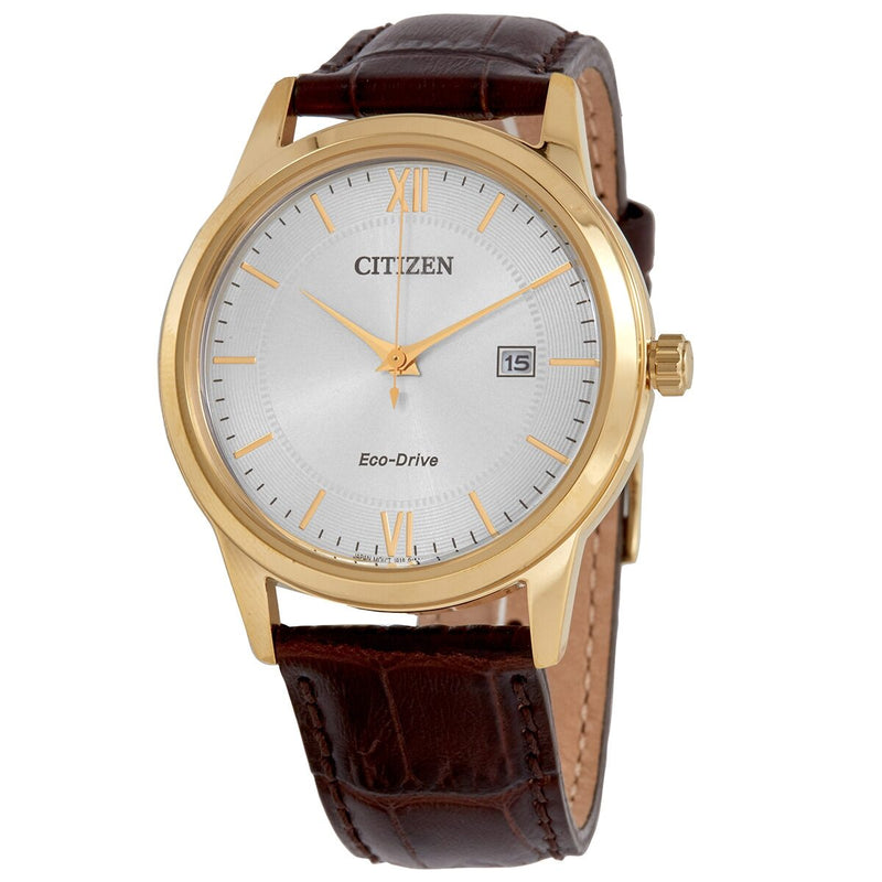 Citizen Eco-Drive Silver Dial Men's Watch #AW1232-12A - Watches of America