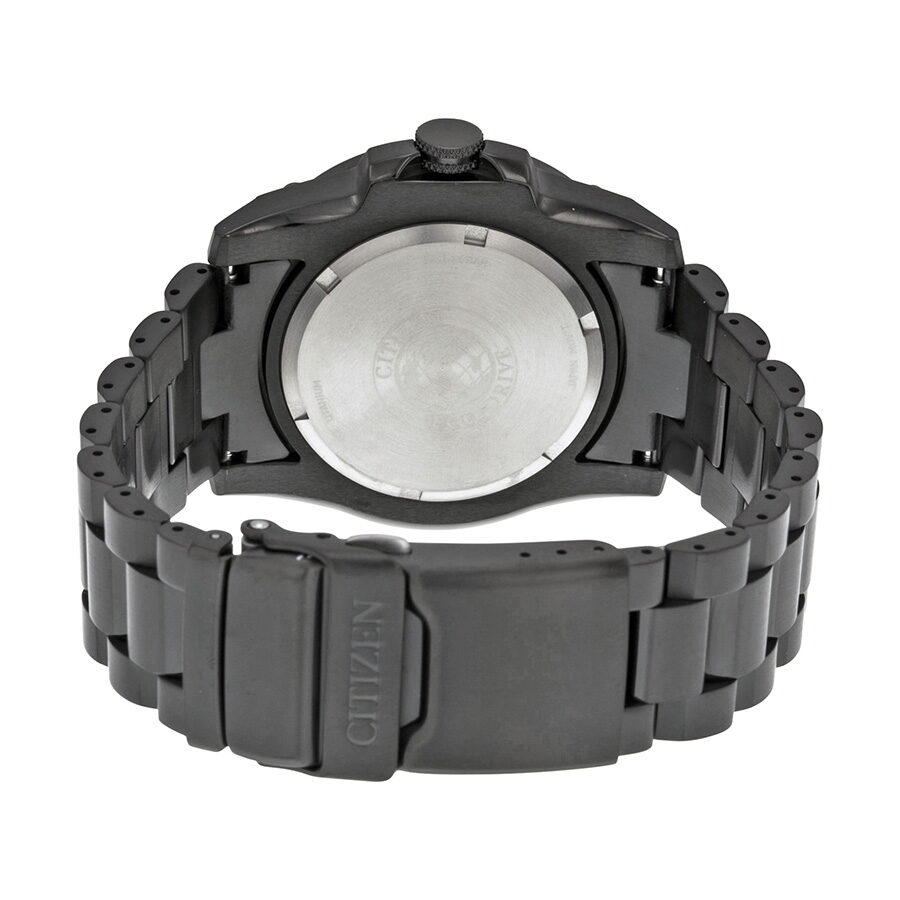 CITIZEN電波ソ−ラ− Eco-Drive 腕時計 ブラック/オレンジ シチズン逆輸入 エコドライブ AP4031-03E ブラックダイアル