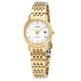 Citizen Eco-Drive White Dial Ladies Watch #EW1582-54A - Watches of America