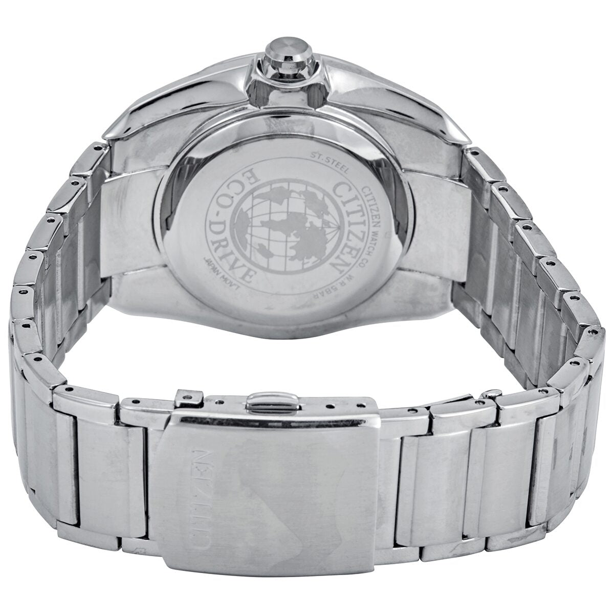 Citizen Eco-Drive Reloj de hombre de acero inoxidable con esfera