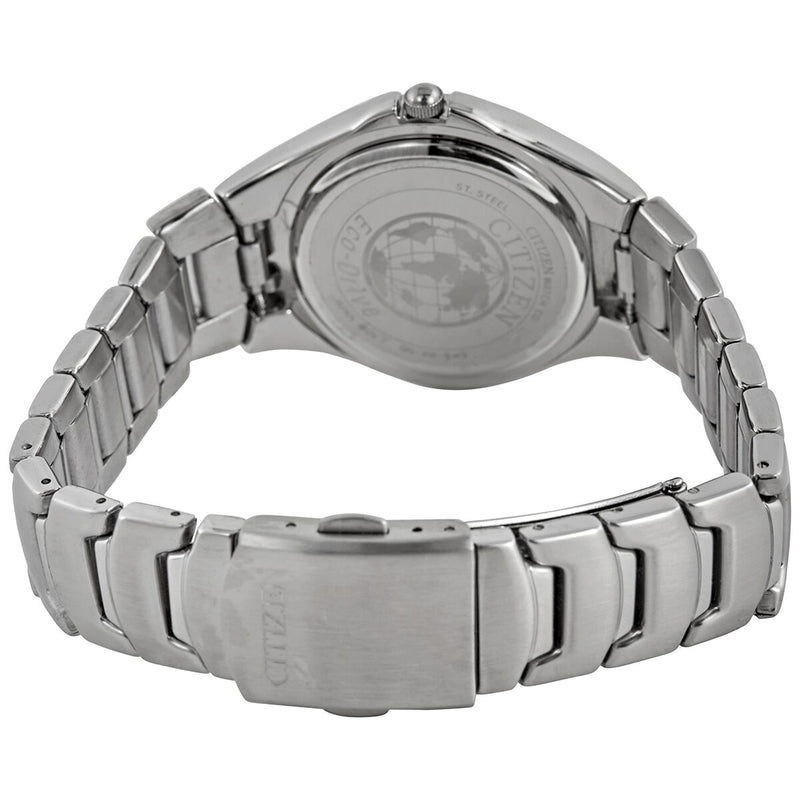 Citizen Eco-Drive White Dial Stainless Steel 35mm Watch #BM0530-58A - Watches of America #3