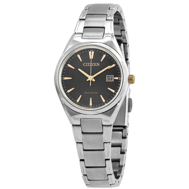 Citizen Eco-Drive Grey Dial Ladies Watch #EW1970-55H - Watches of America