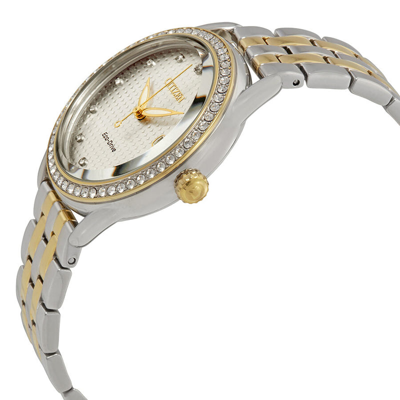 Citizen LTR Crystal Silver Dial Two-tone Ladies Watch #FE6114-54A - Watches of America #2
