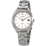 Citizen LTR Silver Dial Stainless Steel Ladies Watch #FE6140-54A - Watches of America