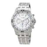 Citizen Chronograph Silver Dial Stainless Steel Men's Watch #AN8100-54A - Watches of America