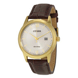 Citizen Men's Straps Eco-Drive Ivory White Dial Watch #AW1232-04A - Watches of America