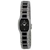 Citizen Normandie Eco-Drive Black Dial Crystal Ladies Watch #EW9780-57E - Watches of America