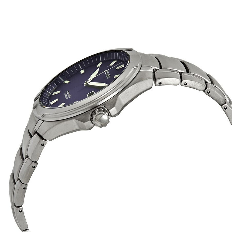 Citizen Paradigm Super Titanium Eco-Drive Blue Dial Men's Watch #BM7431-51L - Watches of America #2
