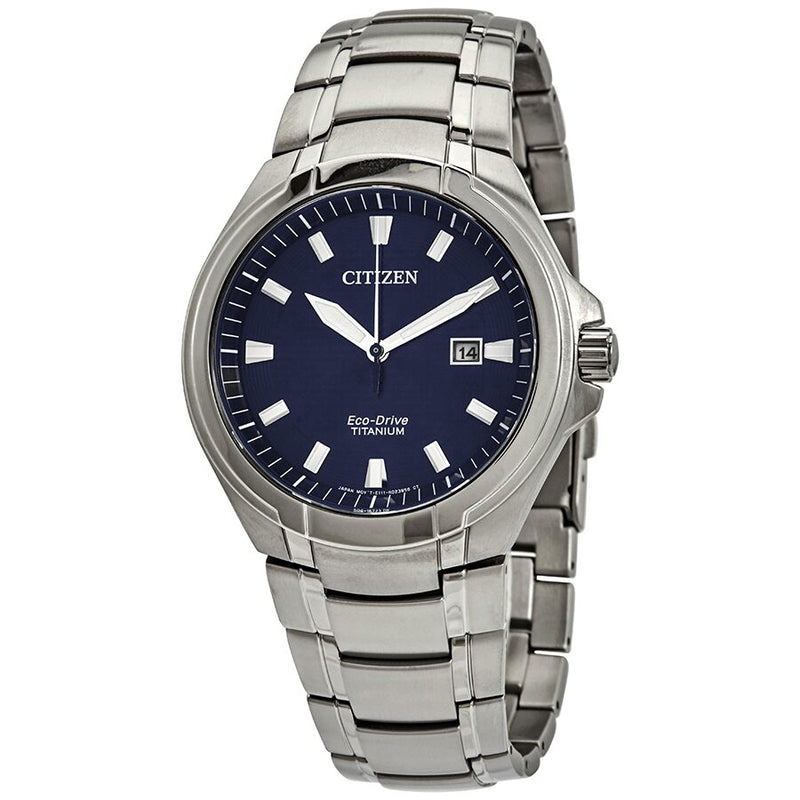 Citizen Paradigm Super Titanium Eco-Drive Blue Dial Men's Watch #BM7431-51L - Watches of America