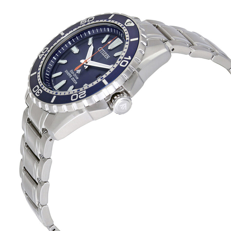 Citizen Promaster Diver 200 Meters Eco-Drive Blue Dial Steel Men's Watch #BN0191-55L - Watches of America #2