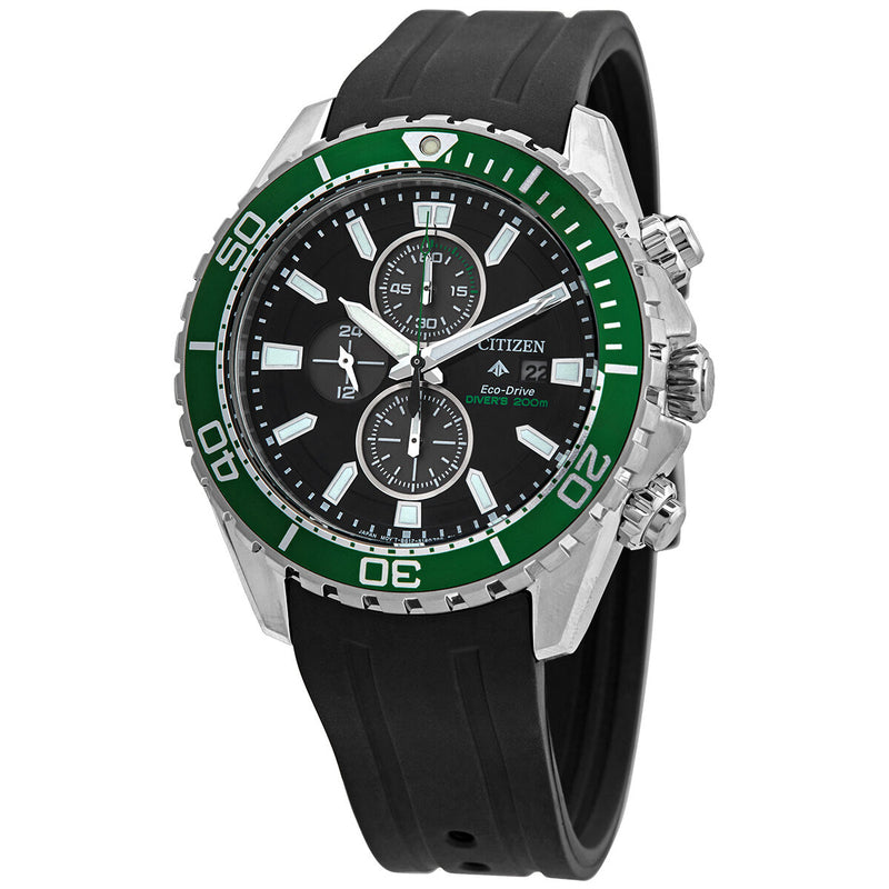Citizen Promaster Diver Chronograph Black Dial Men's Watch #CA0715-03E - Watches of America
