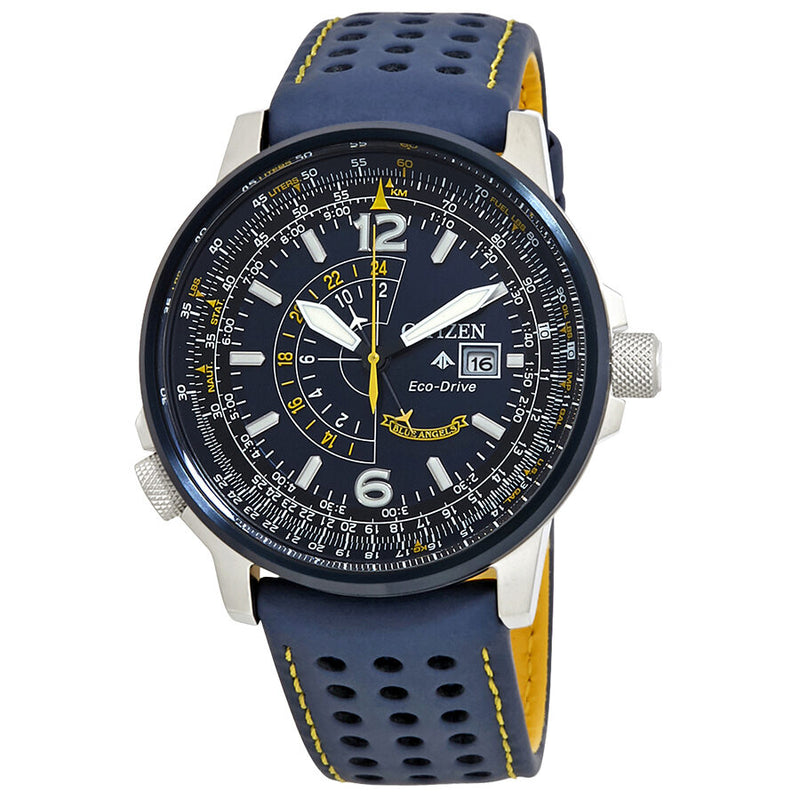 Citizen Blue Angels Promaster Nighthawk Eco-Drive Blue Dial Men's Watch #BJ7007-02L - Watches of America