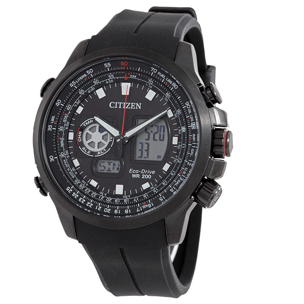 CITIZEN Eco-Drive ブラック 時計 citizen-promaster-sky-world-