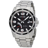 Citizen PRT Black Dial Men's Stainless Steel Watch #AW7030-57E - Watches of America