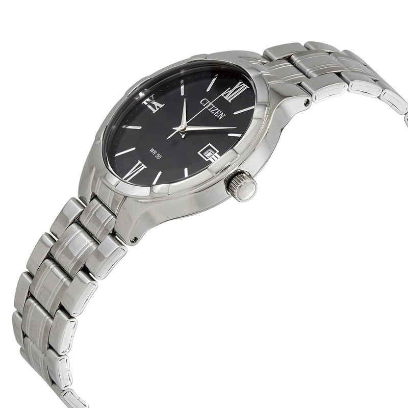 Citizen Quartz Black Dial Stainless Steel Men's Watch #BI5020-55E - Watches of America #2